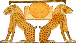Aker Egyptian God