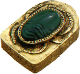 A 'heart scarab' amulet
