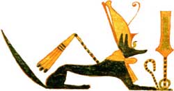 Anubis with Sekhem scepter
